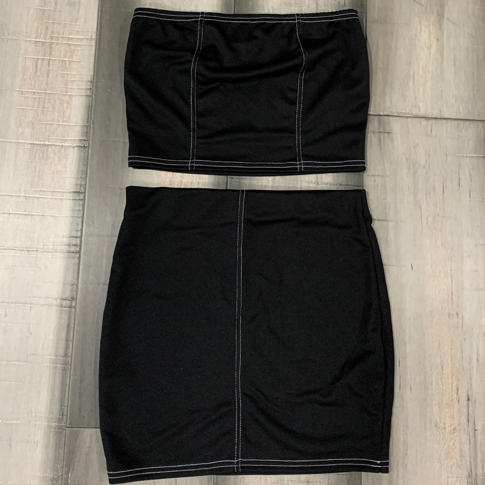 Nastygal 2 Piece Tube Top/Skirt Set